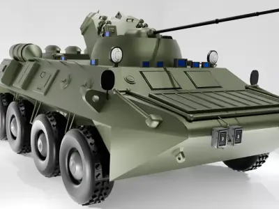 battle tank 3D model buy