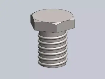 bolt screw Free 3D model purchase