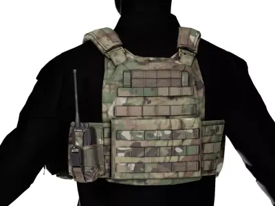 WARRIOR ASSAULT DCS PLATE CARRIER VEST V1 Low-poly 3D model
