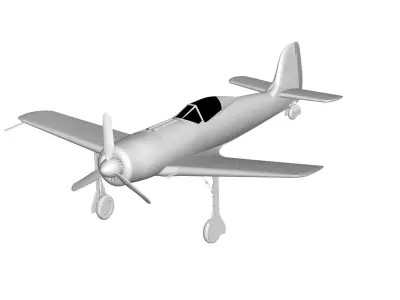 Focke-Wulf Fw 190 3D model purchase