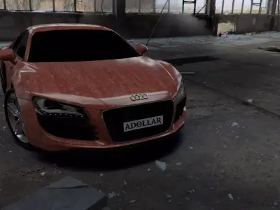 Audi R8 2008 Free 3D model