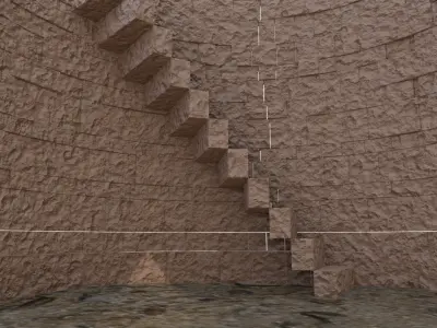 Desert Tower 3D model