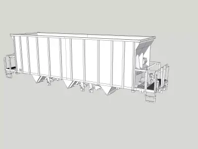 Dura-Max Hopper HO O N Scales 3D print model