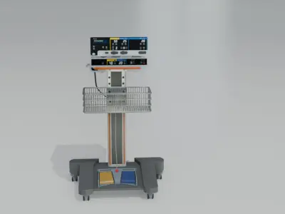 Hospital Equipment bowa electrosurgical unit Low-poly 3D model