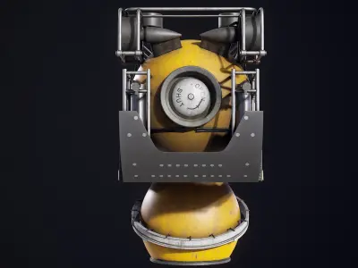 Remotely Operated SRS - Submarine Rescue System NATO PBR 3D model