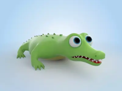 Crocodile 3D model