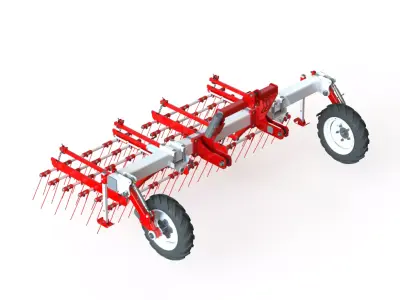 WG 0009 - Flex harrow 300 3D model