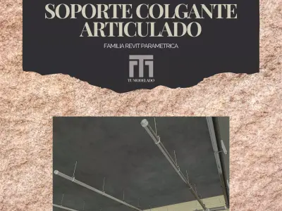 Swivel Pipe Hanger - Revit Family 3D model