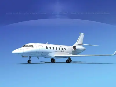 Dassault Falcon 2000 V01 3D model