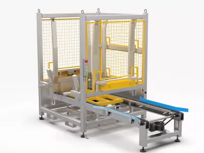 Automatic Depalletizer Pallet Warehouse 3D model