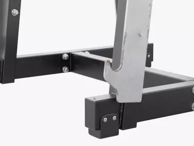 Technogym Barbell Rack Pure 3D model