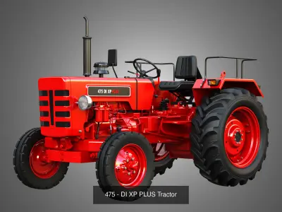 475 DI XP PLUS  - JIVO 365DI  - Tractors  2 in 1 3D Model Pack
