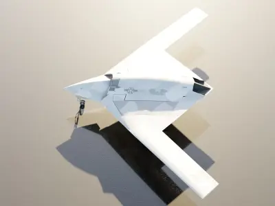 Northrop Grumman RQ-180 White Bat - FREE Free low-poly 3D model
