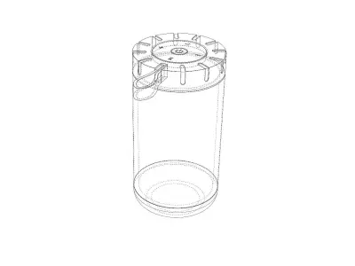 Portable speaker SolidWorks Model Free 3D model