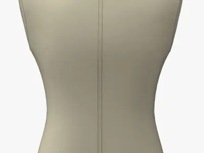 Mannequin wooden 3D model