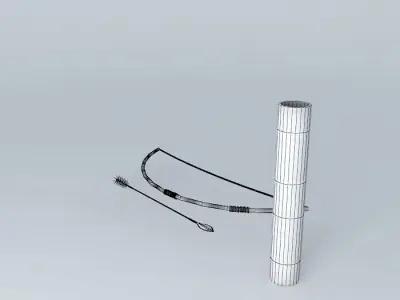 arco e flecha arc and arrow Free 3D model