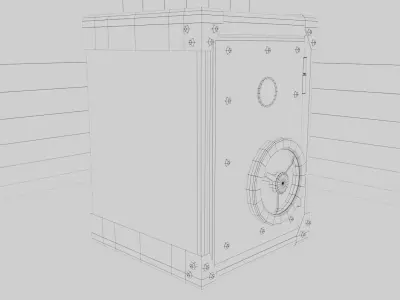 Iron Safe 3D model purchase