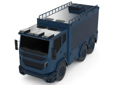 Utility Truck 3D model by OK3D