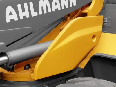 Ahlmann AZ-150F Low-poly 3D model