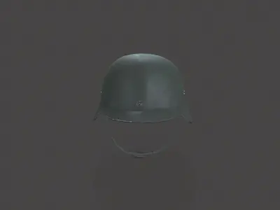 Militery Helmet Low-poly 3D model purchase