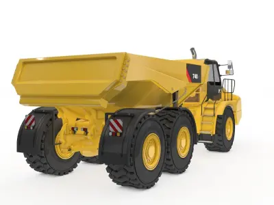 Articulated Mining Truck 3D model