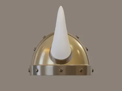 Viking Helmet 3D model 5
