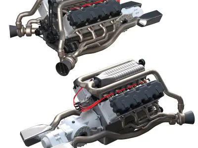 Modern off-road vehicle 3D model