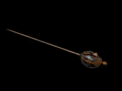 Rapier sword Low-poly 3D model purchase