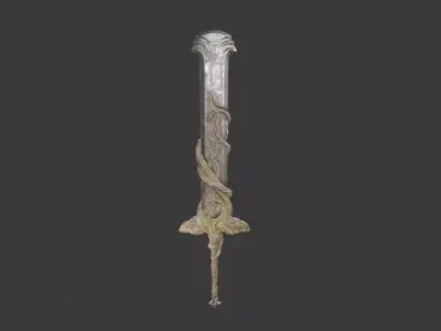 Great Sword 04 Low-poly 3D model