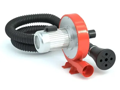 Garage Exhaust Fume Extractor 3D model