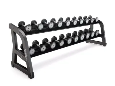 Technogym - Free Weight - Urethane Dumbbells 3D model