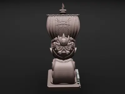 One Piece - Thousand Sunny 3D Printable 3D print model