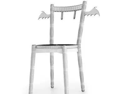 Halloween chair Free 3D model