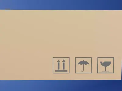 Low Poly Package Free low-poly 3D model