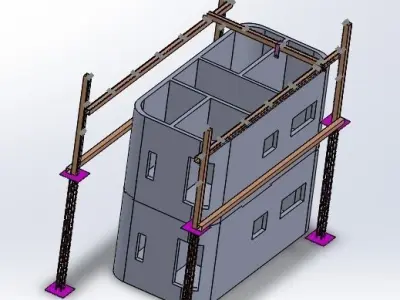 3d home building printer   3D model