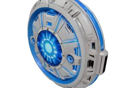 Futuristic Arc Reactor 3D Model 3D model
