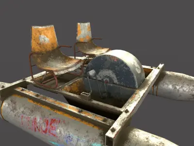 Water Bike no 3 3D model