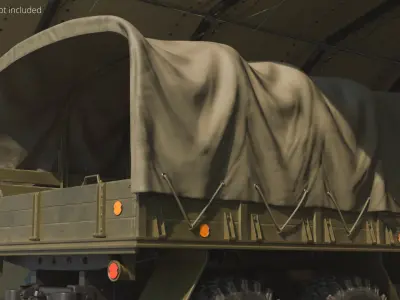  Flatbed Cargo Module with Tarpaulin Cover 