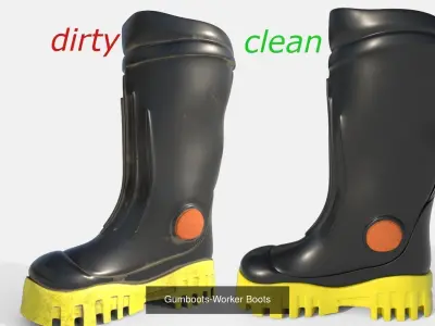 Workman Outfit and Safety Equipment 3D Model Pack
