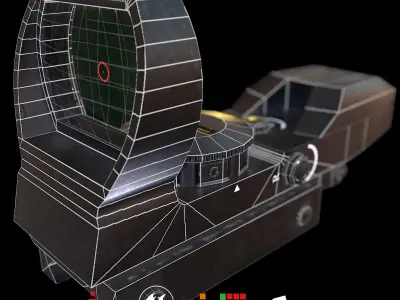 HIE Game Ready Scope D180521 Low-poly 3D model