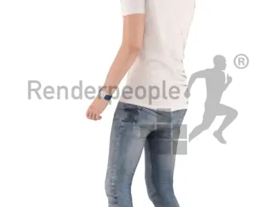 Ethan Animated 006 Walking Calling