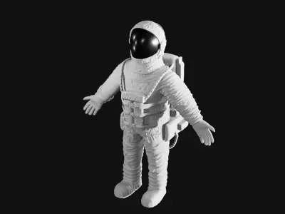 Astronaut 3D model 2