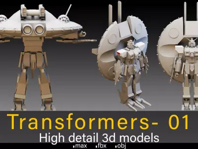 Transformers- 01- High detail 3d models 3D model