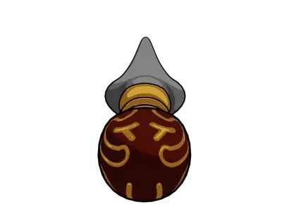 Stylized Dagger Free 3D model