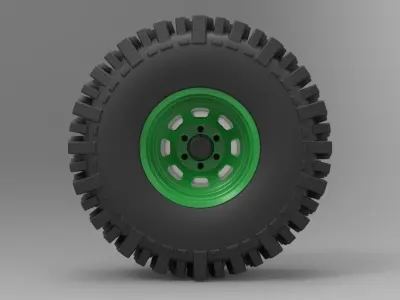 Offroad wheel 11 3D model