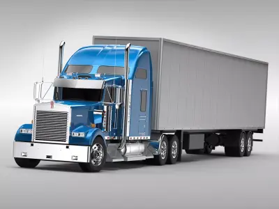 Kenworth W900 3D model
