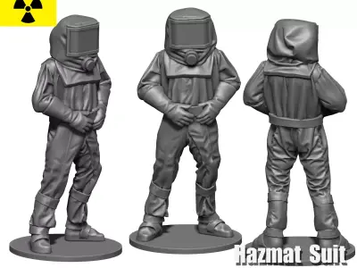 Hazmat suit  3D print model buy