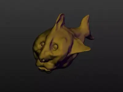 Fishy fish head Free 3D print model