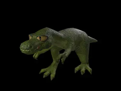 Dinosaur Tyrannosaurus Rex Low-poly 3D model