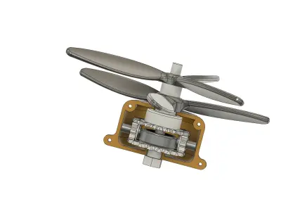PLUG PER AUMENTO NUMERO DI ELICHE 3D print model